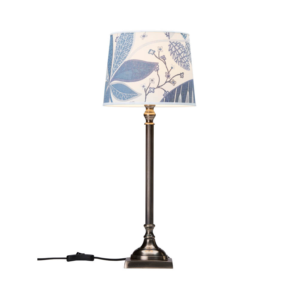 Margot bordslampa antiksilver 50 cm