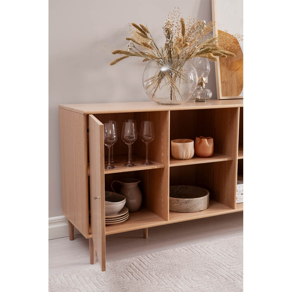 Mistral sideboard med hyllor