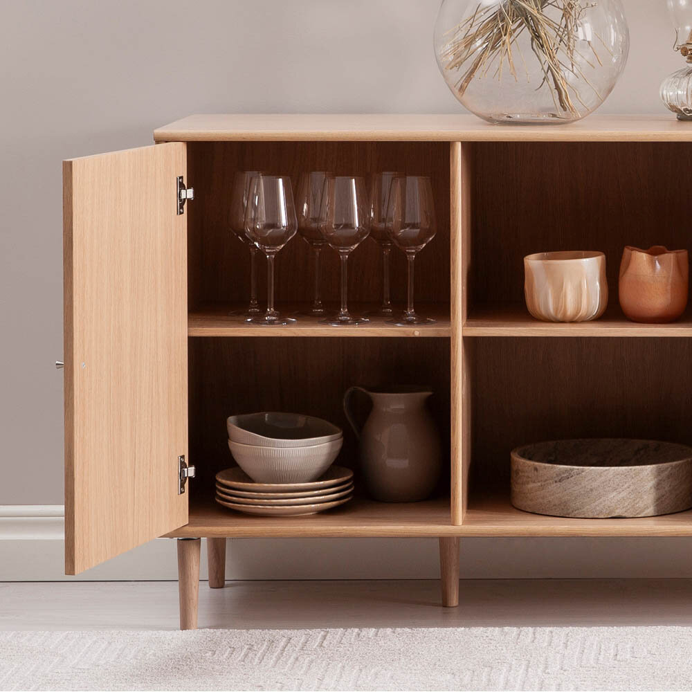 Mistral sideboard med hyllor