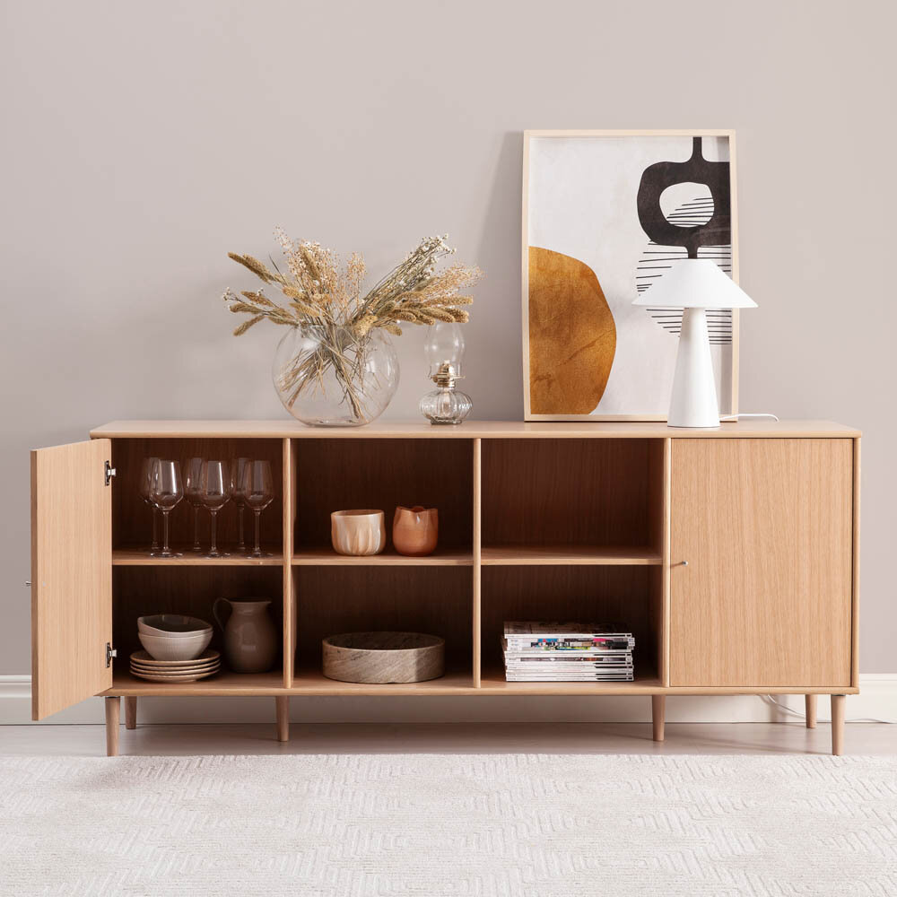 Mistral sideboard med hyllor