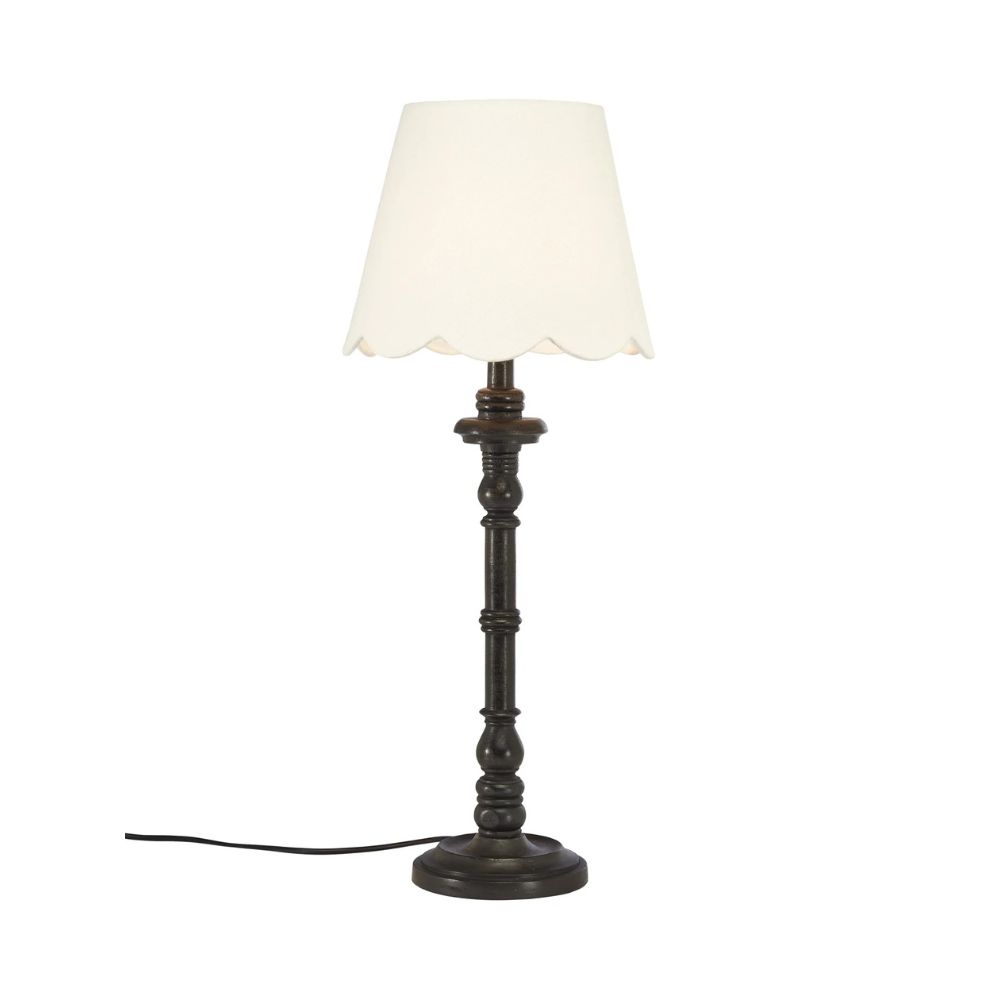 Joy Bordslampa Svartbrun/vit 66cm