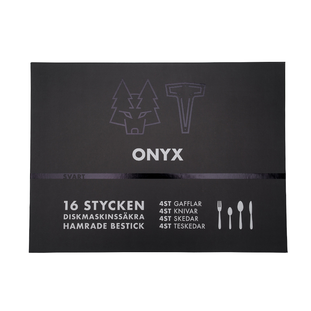 Onyx bestickset